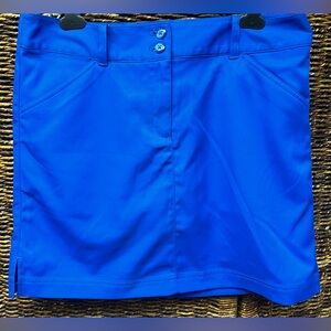 Callaway-Royal Blue Buttoned‎ Skirt- 16 inches on side, Estimated size: Medium
